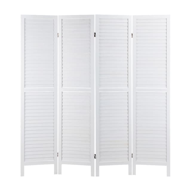 ฉากกั้นห้อง 4 บาน รุ่นนิกโกะ สูง 170 ซม. - สีขาว
