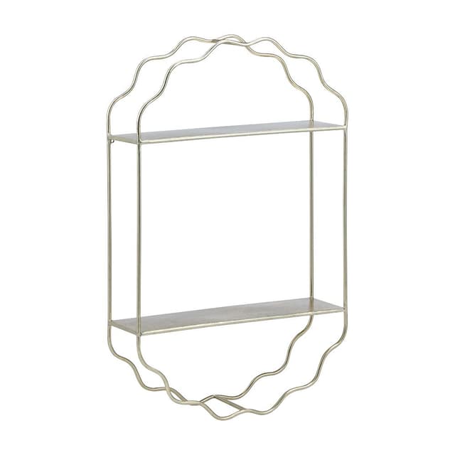 ชั้นวางติดผนัง 2 ชั้น รุ่นมาร์เบลล์ - สีทอง