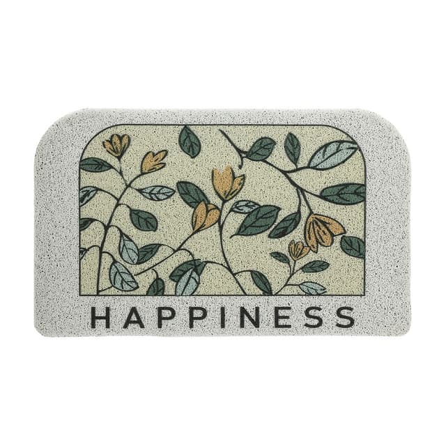 พรมดักฝุ่น รุ่นแฮปปี้เนส ขนาด 75 x 45 ซม. - คละสี