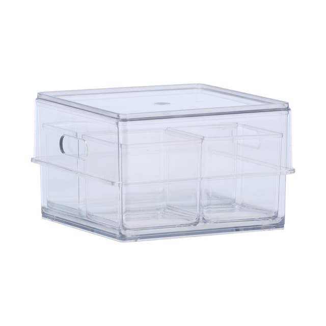 กล่องใส่ของ รุ่นคูบี้ ขนาด 17.1 ซม. (5 ชิ้น/ชุด) - ใสโปร่ง