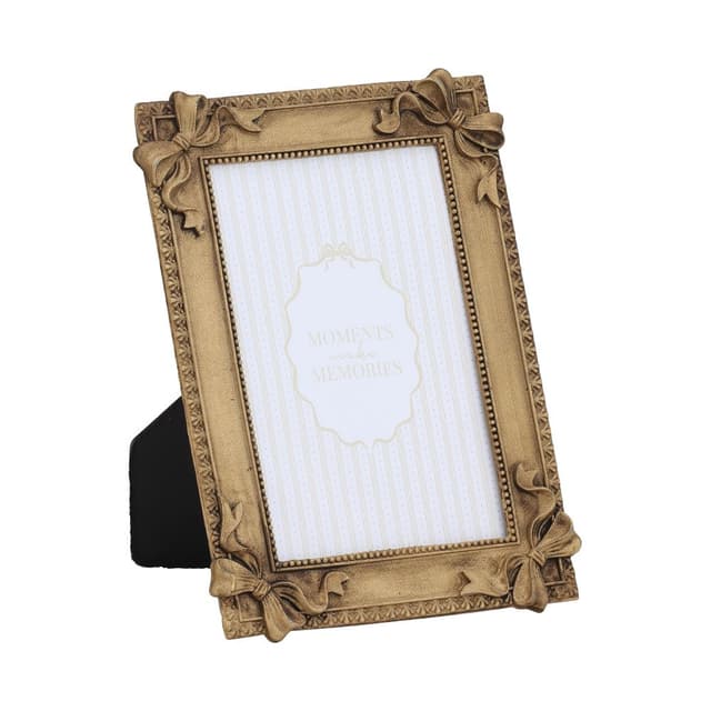 กรอบรูป รุ่นโบว์เบรนด้า ขนาด 4 x 6 นิ้ว - สีทอง