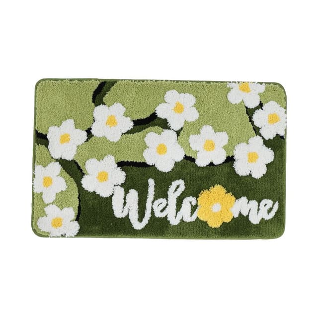 พรมเช็ดเท้า รุ่นไวลีย์ ขนาด 50 x 80 ซม. - สีเขียว