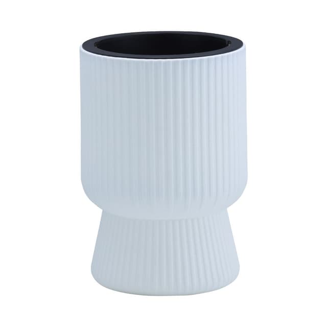 กระถาง รุ่นโบตะ ขนาด 25.6 x 36 ซม. - สีขาว