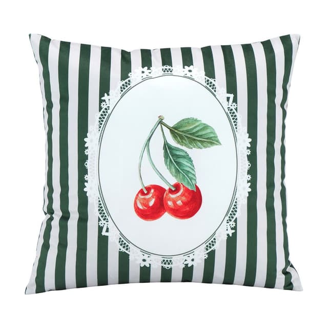 หมอนอิง รุ่นสวีทแอนด์ซาว ขนาด 45 x 45 ซม. - สีแดง/เขียว