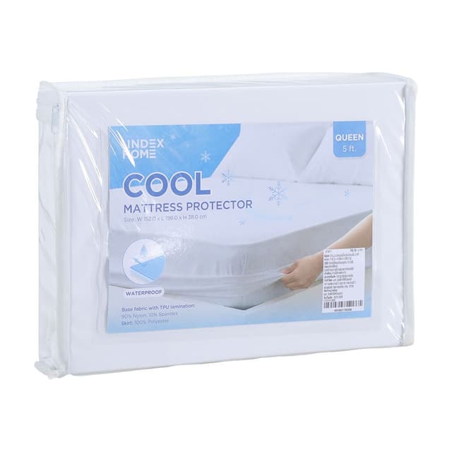 ผ้ารองกันเปื้อนกันน้ำแบบเย็น รุ่นชิลล่า ขนาด 5 ฟุต - สีขาว