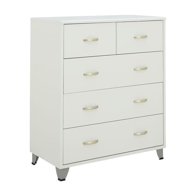 Homehuk ตู้ 5 ลิ้นชัก รุ่น NB วันเวร์-เอ - สีขาว